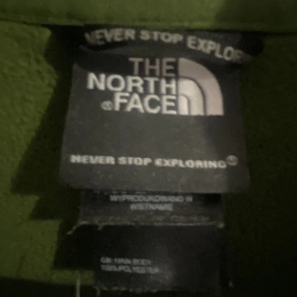 The North Face Men’s XL Green Half Zip Fleece Pullover - Picture 5 of 9
